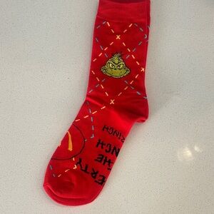 McDonald's Red and Yellow Grinch Socks